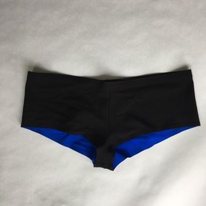 T by Alexander Wang Black Boy Short Bikini Bottoms